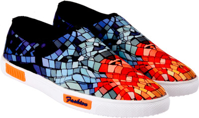 

Vedano Printed Canvas Dancing Shoes For Men(Multicolor