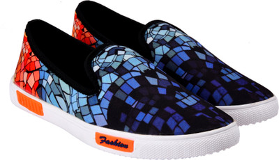 

Vedano Printed Canvas Dancing Shoes For Men(Multicolor