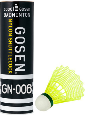 Gosen GN006 Nylon Shuttle - Green(Medium, 77, Pack of 6)