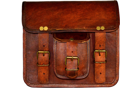 

ALBORZ Women Casual Brown Genuine Leather Sling Bag
