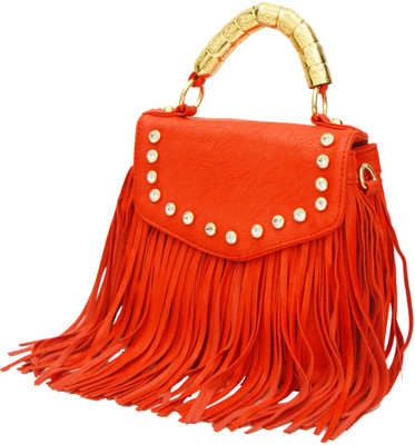 

AGINOS Women Casual Red PU, Leatherette Sling Bag