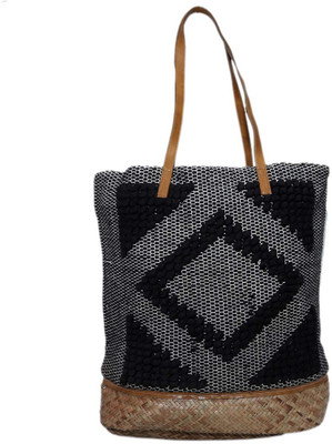 

Diwaah Women Casual Black Cotton Tote