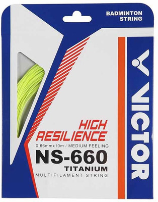 

Victor NS-660TI-G (Pack of 3) 0.66 Badminton String - 10 m(Green)
