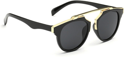

Mark Miller Round Sunglasses(Black)