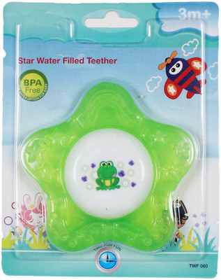 

Ole Baby Cute, Colorful, Lightweight and Durable Star Shaped BPA Free Soother Cum Rattle Toy For Infants. Sized for babies 3-6 months. Teether(Green)