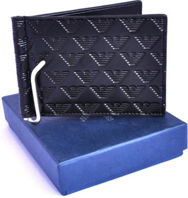 

Online Bucket Men Black Genuine Leather Money Clip(6 Card Slots)