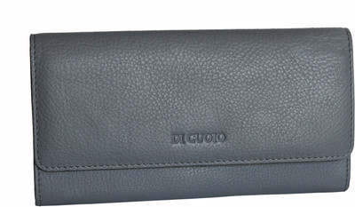 

DiCuoio Women Casual Grey Genuine Leather Wallet(8 Card Slots), Grey-011