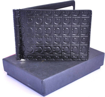 

Online Bucket Men Black Genuine Leather Money Clip(6 Card Slots)