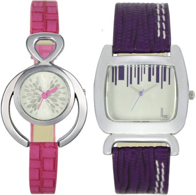 Shivam Retail SR-205-207 Stylish Look SUPER HOT Pack Of 2 Watch  - For Girls   Watches  (Shivam Retail)