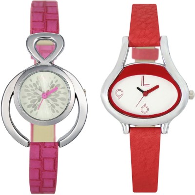 Shivam Retail SR-205-206 Stylish Look SUPER HOT Pack Of 2 Watch  - For Girls   Watches  (Shivam Retail)