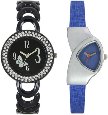 View Shivam Retail SR-201-208 Stylish Look SUPER HOT Pack Of 2 Watch  - For Girls Wrist Watches Price Online(Shivam Retail)