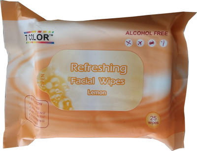 

7 Color Refreshing Lemon facial Wipes