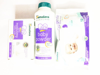 

Himalaya BABY WIPES, BABY POWDER, BABY SOAP(White)