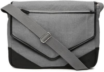 

Viari Canvas Messenger Messenger Bag(Grey, 13 inch)
