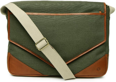 

Viari Canvas Messenger Messenger Bag(Green, 13 inch)