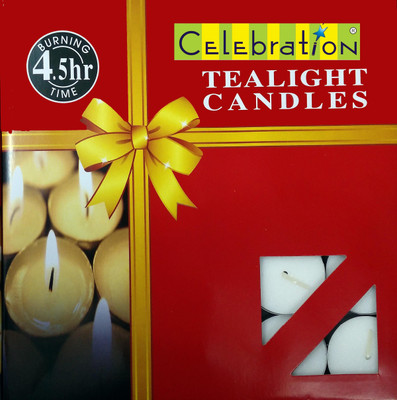 

celebration gifts tealight Candle(White, Pack of 1)
