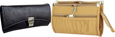 

Rapidcostore Casual Black, Beige Clutch, Beige;black