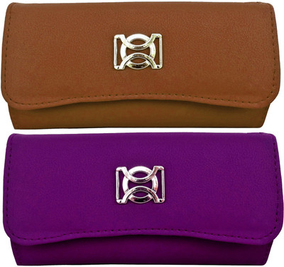 

Pellcaso Casual Purple Clutch