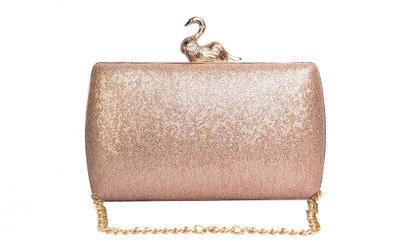 

Rysha Casual Gold Clutch