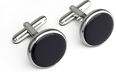 Verceys Brass, Alloy cufflink Set(Black) available at flipkart for Rs.198