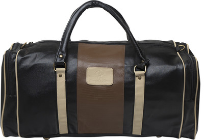 

Pranjals House (Expandable) leatheratte black travel duffle cum gym bag Travel Duffel Bag(Black)