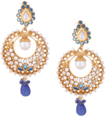 Young & Forever Desi Diva Collection Trendy Designer Stone, Alloy Drops & Danglers