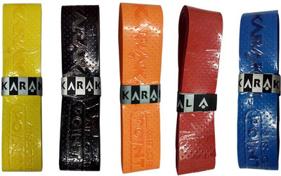 

KARAKAL Point 75 Air Super Tacky Grip(Multicolor, Pack of 5)