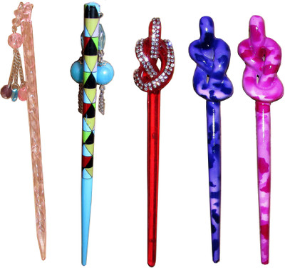 

Yashasvi Juda Stick Hair Accessory Set(Multicolor)