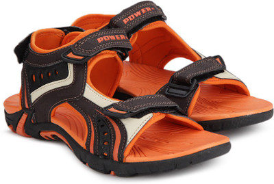 

Power Boys Velcro Sports Sandals(Orange