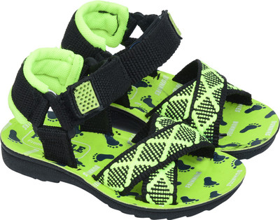 BUNNIES Boys Velcro Strappy Sandals(Green) available at flipkart for Rs.192