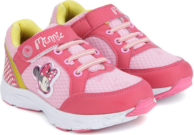 

Disney Girls Velcro Walking Shoes(Pink