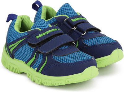 

BUBBLEGUMMER Boys Velcro Running Shoes(Blue