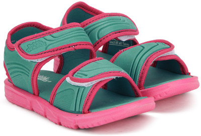 

BUBBLEGUMMER Boys Velcro Slipper Flip Flop(Pink