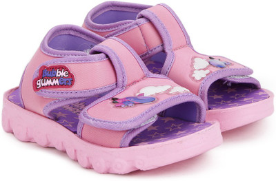 

BUBBLEGUMMER Boys Velcro Slipper Flip Flop(Purple