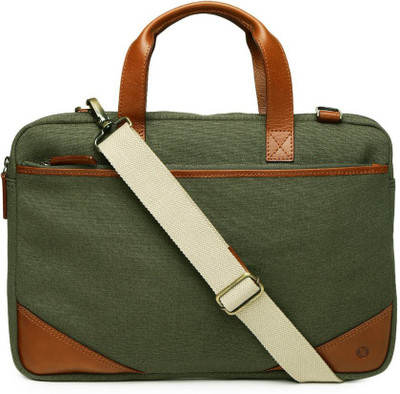 

Viari 15 inch Laptop Tote Bag(Green), Olive green