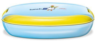 Milton slimin 2 Containers Lunch Box(500 ml), Blue