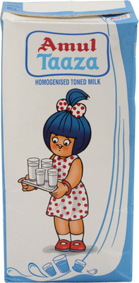 

Amul Taaza Homogenised Toned Milk(1 L)