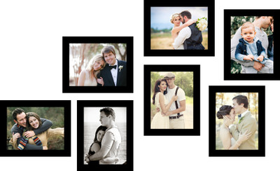 

Swadesi Stuff MDF Photo Frame(Black, 7 Photos)