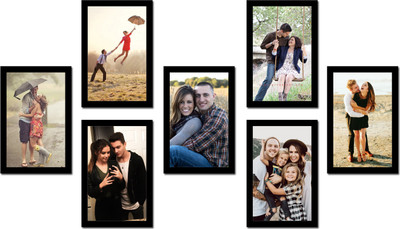 

Swadesi Stuff MDF Photo Frame(Black, 7 Photos)