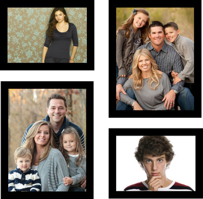 

Swadesi Stuff MDF Photo Frame(Black, 4 Photos)