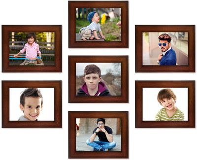 

Swadesi Stuff MDF Photo Frame(Brown, 7 Photos)