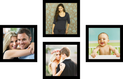 

Swadesi Stuff MDF Photo Frame(Black, 4 Photos)