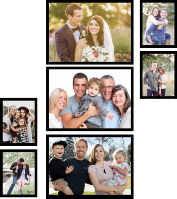 

Swadesi Stuff MDF Photo Frame(Black, 7 Photos)