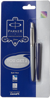 

Parker Jotter Standard CT Grey with Blue Barrel Ball Pen