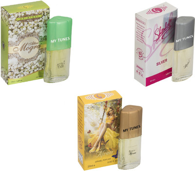 

My Tunes Afreen-Attar Mogra-Sharlin Silver Eau de Toilette - 60 ml(For Men & Women)