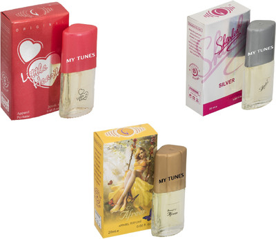 

My Tunes Afreen-Little Heart-Sharlin Silver Eau de Toilette - 60 ml(For Men & Women)