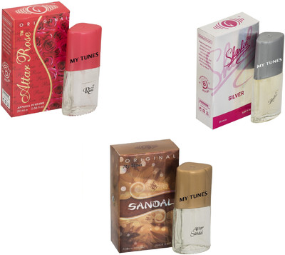 

My Tunes Attar Rose-Sandel-Sharlin Silver Eau de Toilette - 60 ml(For Men & Women)