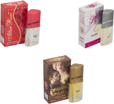 

My Tunes Attar Rose-Romantic moment-Sharlin silver Eau de Toilette - 60 ml(For Men & Women)