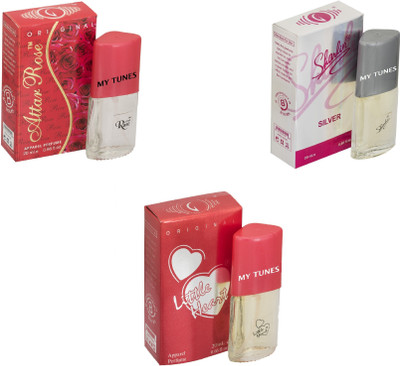 

My Tunes Attar Rose-Littel Heart-Sharlin Silver Eau de Toilette - 60 ml(For Men & Women)