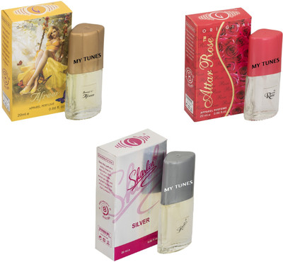 

My Tunes Afreen-Attar Rose-Sharlin silver Eau de Toilette - 60 ml(For Men & Women)